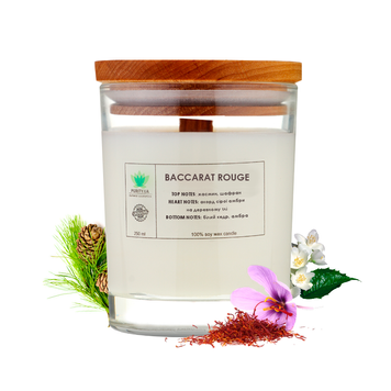 Аромасвічка Baccarat rouge L PURITY 150 г