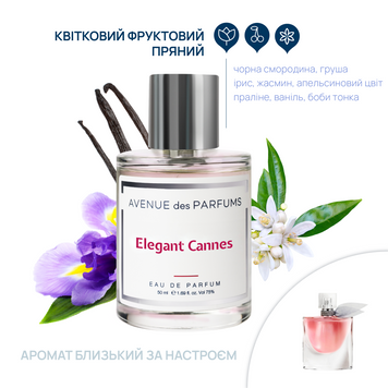 Woda perfumowana Elegant Cannes Avenue des Parfums 50 ml