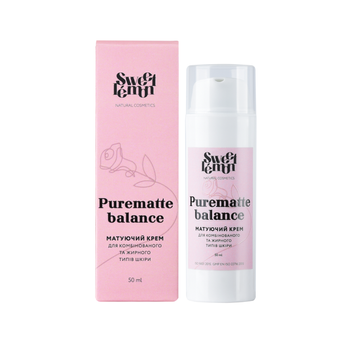 Матуючий крем для комбінованого та жирного типів шкіри PureMatte Balance Sweet Lemon 50 мл