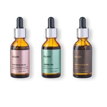 Набор натуральных масел для лица и волос Natural Oil Trio Hillary