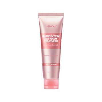 Leave-in hair conditioner Violet Muguet Kundal Protein Bonding No Wash Treatment 130 ml