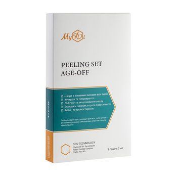 Антивіковий пілінг набір для обличчя Сила пептидів MyIDi 9 саше