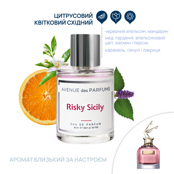 Парфумована вода Risky Sicily Avenue des Parfums 50 мл