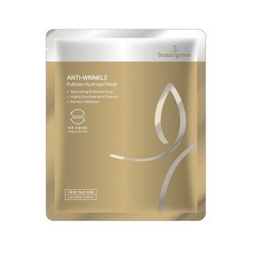 Гидрогелевая маска для лица с пуллуланом Anti-Wrinkle Pullulan Hydrogel Mask BeauuGreen 30 мл