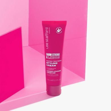 Протеиновый крем для стайлинга Grow Strong & Long Protein Treatment Styling Cream Lee Stafford 100 мл