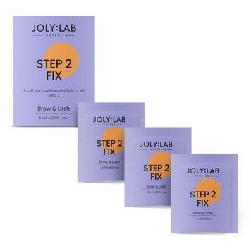 Krok 2 Joly:Lab Zestaw do laminowania brwi i rzęs 3 szt. x 2 ml