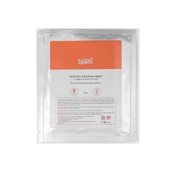 Regenerating face mask with collagen Gold Bio-Cellulose Mask + Collagen & Hyaluronic Acid Spani 45 ml