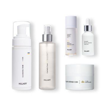 Serum z filtrem przeciwsłonecznym SPF 30 z witaminą C + zestaw Hillary Basic Facial Care do sk&oacute;ry normalnej