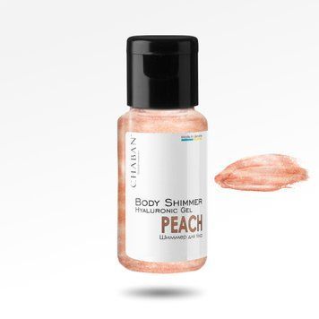 Pr&oacute;bka Hyaluronic Body Shimmer Gel Peach Chaban 15 ml