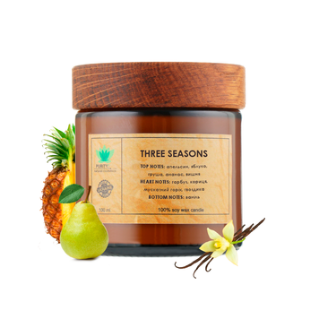 Aroma candle Three seasons M PURITY 100 g