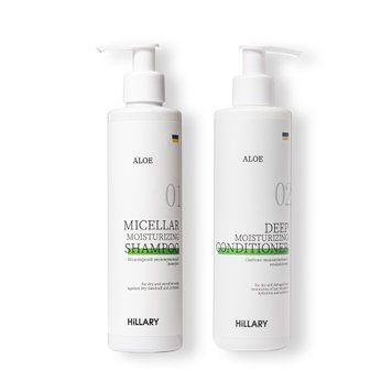 Набір для сухого типу волосся Aloe Deep Moisturizing Hillary