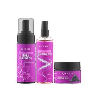 Potr&oacute;jny kompleks do twarzy Oczyszczanie, Tonizowanie i Nawilżanie Reclaire 350 ml