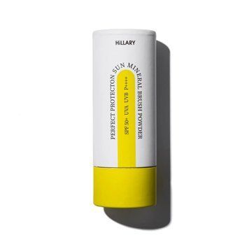 Sunscreen mineral powder transparent withSPF 50+ Perfect Protection Sun Mineral Brush Powder Sheer Matte Hillary 4 g