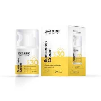 Сонцезахисний крем для обличчя spf 30 Joko Blend 30 мл
