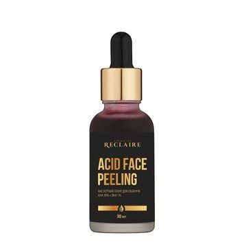 Кислотний пілінг для обличчя AHA 30%+BHA 1% Reclaire cosmetics 30 мл