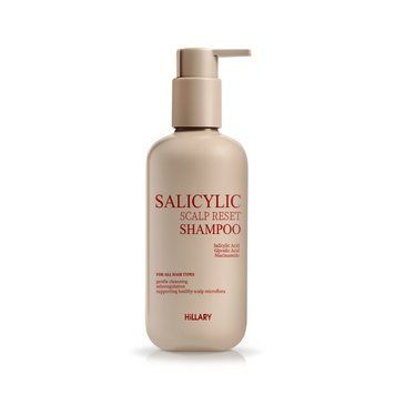 Саліциловий шампунь для відновлення шкіри голови Salicylic Scalp Reset Shampoo Hillary 400 мл
