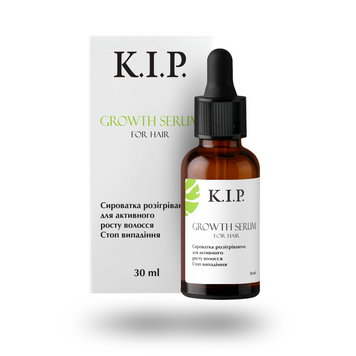 Rozgrzewające serum do aktywnego wzrostu włos&oacute;w Zatrzymaj wypadanie włos&oacute;w KIP 30 ml