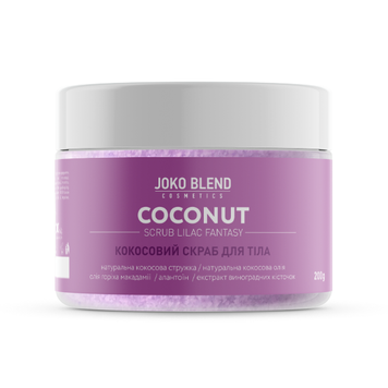 Peeling do ciała kokosowy Lilac Fantasy Joko Blend 200 g