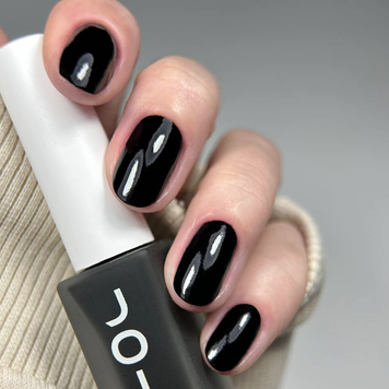 Лак для нігтів Nail care polish 4in1 10 Perfect black JOIA vegan 8 мл