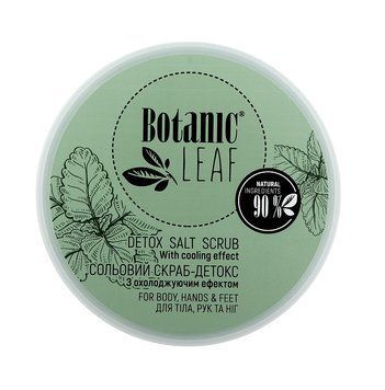 Скраб-детокс для тіла, рук та ніг Сольовий Botanic Leaf 300 мл