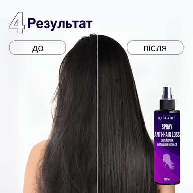 Spray przeciw wypadaniu włos&oacute;w Reclaire Cosmetics 200 ml