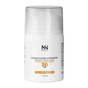 Сонцезахисний крем для обличчя SPF 30 Mak Malvy 30 мл