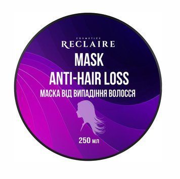 Маска від випадіння волосся Reclaire cosmetics 250 мл
