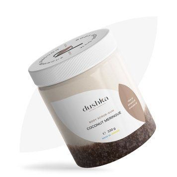 Peeling do ciała-guma do żucia Coconut Meringue Dushka 330 g