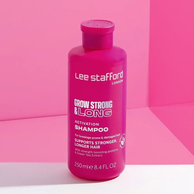 Hair growth activator shampoo Grow Strong & Long Activation Shampoo Lee Stafford 250 ml